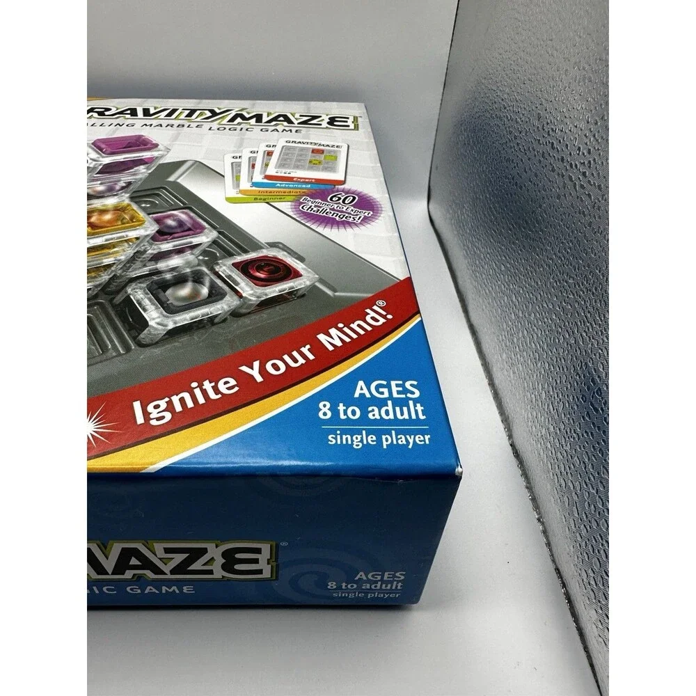 ThinkFun Gravity Maze Falling Marble Logic Game - TOTY 2015 Winner, Complete Set